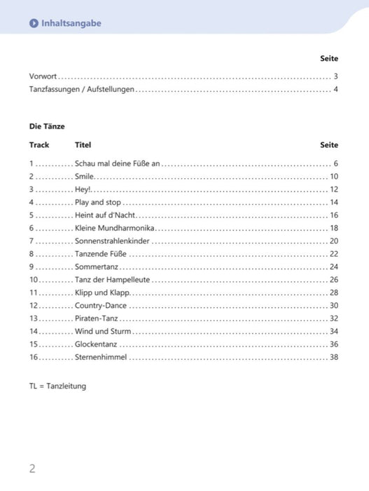 Komm tanz mit mir 2 16 fröhliche Kindertänze zum Bewegen, Feiern und Spaßhaben