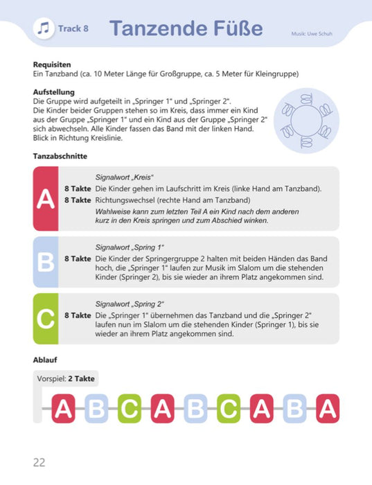 Komm tanz mit mir 2 16 fröhliche Kindertänze zum Bewegen, Feiern und Spaßhaben