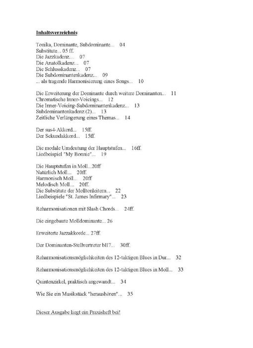 Reharmonisation Die Kunst, Musikstücke harmonisch zu variieren