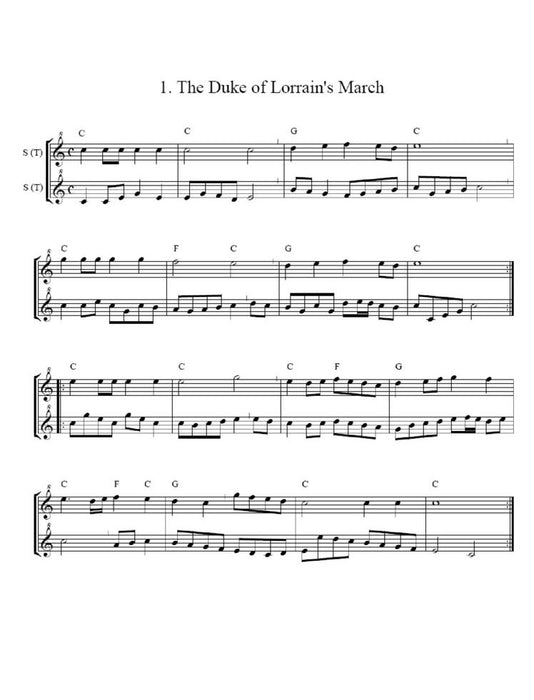 Duette für Blockflöten Vol. 1 Alte Musik aus Irland, England und Schottland Vol. 1