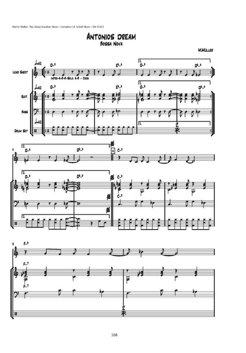 Play Along Brazilian Music Leadstimmen für C-, B-, Es-und Bassinstrumente