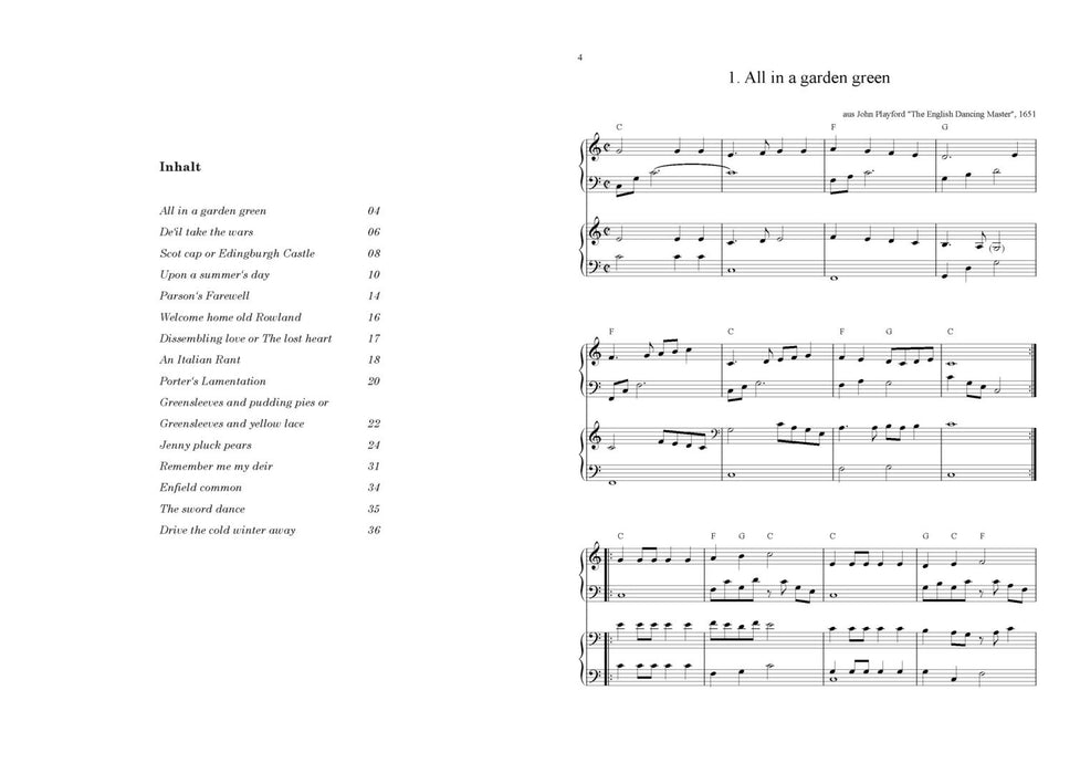 Duette für Harfen 2 Vol. 2 Alte Musik aus Irland, England und Schottland Vol. 2