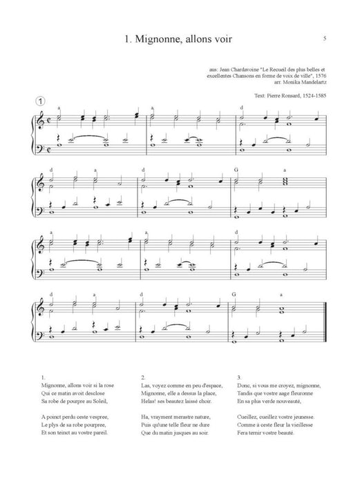 Mignonne… allons voir Französische Spielstücke des 16. Jahrhunderts