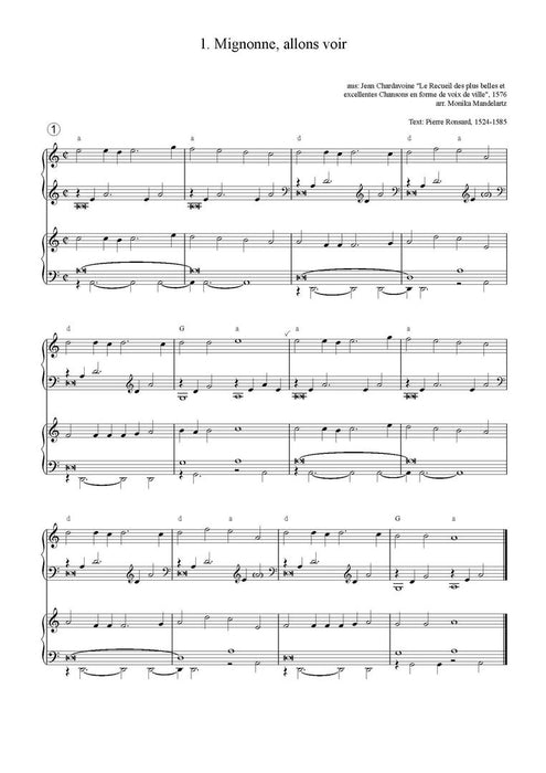 Mignonne… allons voir Französische Spielstücke des 16. Jahrhunderts