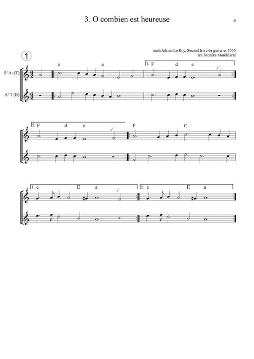 Mignonne… allons voir Französische Spielstücke des 16. Jahrhunderts