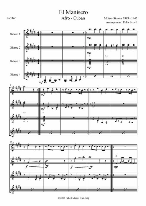 El Manisero Afro-Cuban