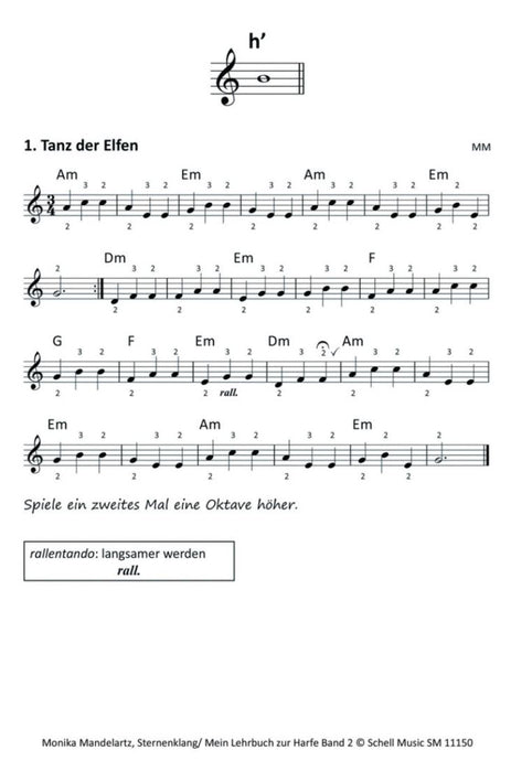 Sternenklang 2 Vol. 2 Mein Lehrbuch zur Harfe Vol. 2