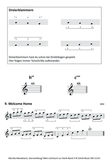 Sternenklang 3 Vol. 3 Mein Lehrbuch zur Harfe Vol. 3