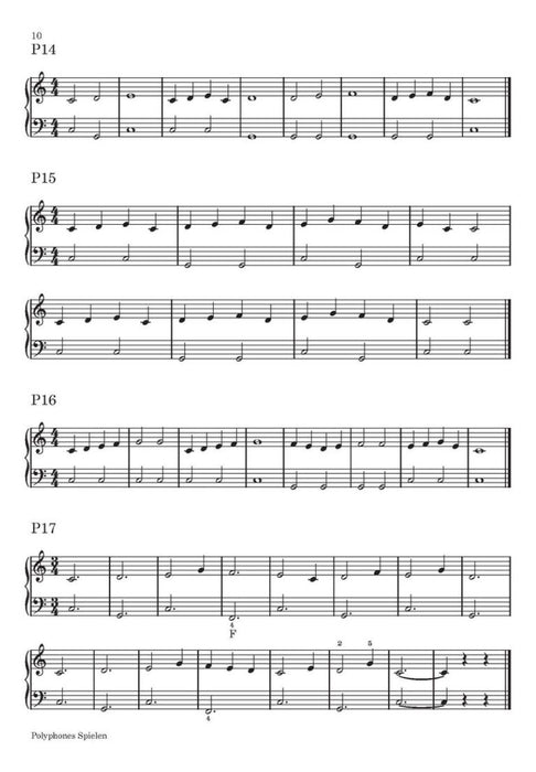 Erste Schritte im Akkordeonunterricht Polyphones Spielen, Spielen mit Begleitung, auf dem Standartbass Akkordeon