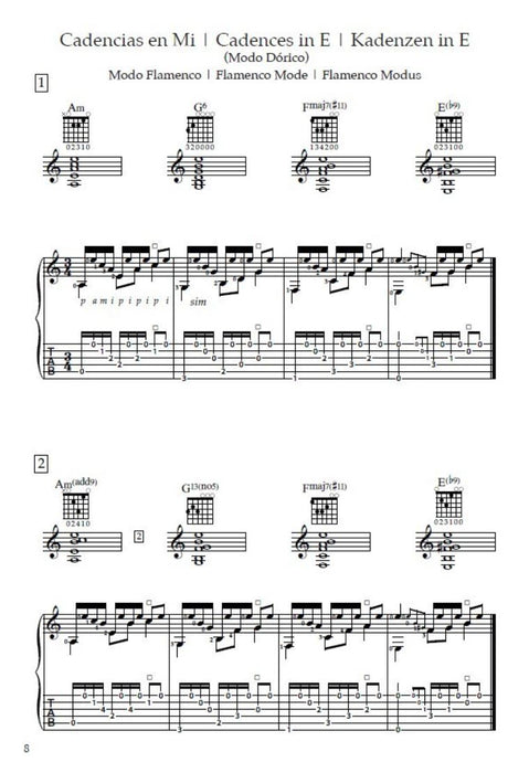 Flamenco Guitar Technic Vol. 3 Vol. 3 Arcordes-Cadencias Vol. 3