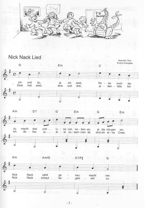 Lieder, Songs & Tänze Spielbuch für 1-3 Gitarren