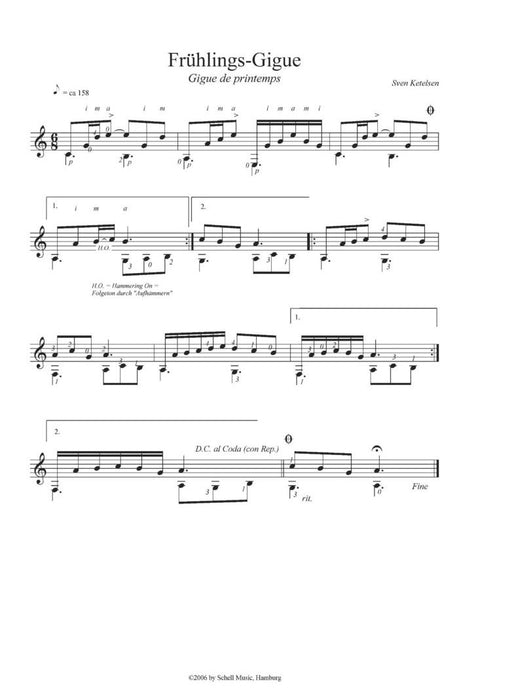 Horizonte 10 Kompositionen für Gitarre solo