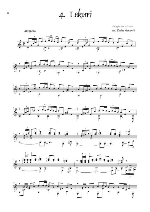 Suliko Georgian Songs & Dances for Guitar