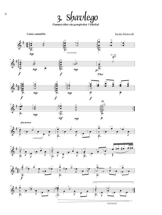 Suliko Georgian Songs & Dances for Guitar