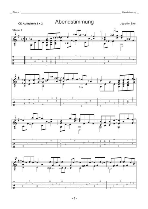 Funny Fingers Romantische Jazzstücke für 2 Konzertgitarren