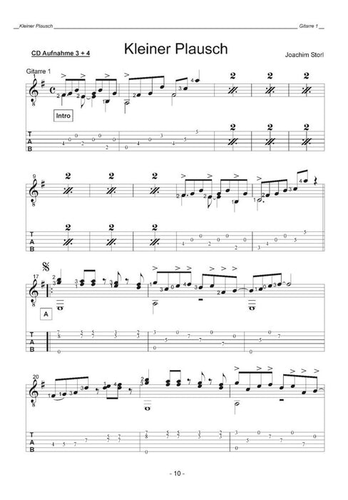 Funny Fingers Romantische Jazzstücke für 2 Konzertgitarren