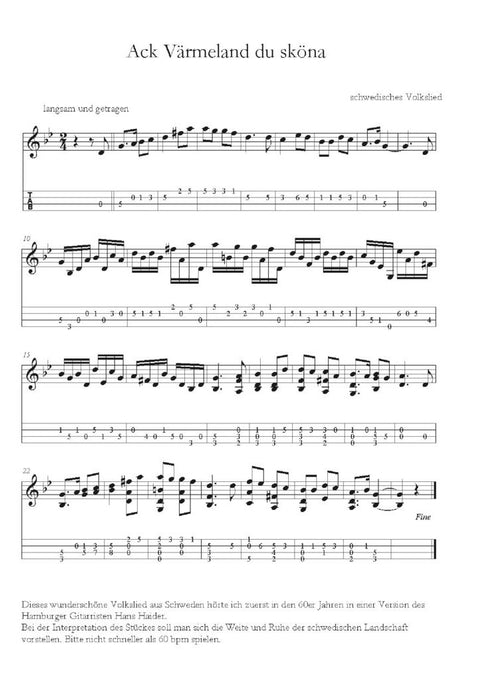 Romantische Melodien für Mandoline Solo