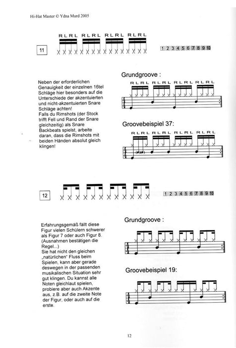 Hi-Hat Master Ein modernes Übungssystem für den kreativen Umgang mit der Hi-Hat
