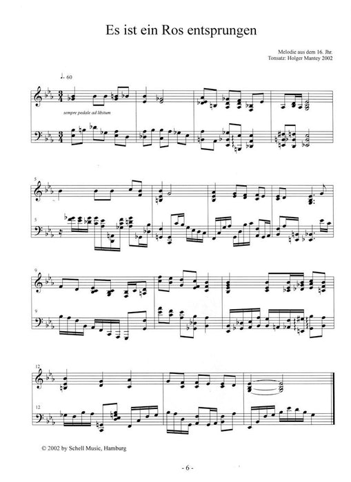 Weihnachtliche Impressionen für Jazzpiano