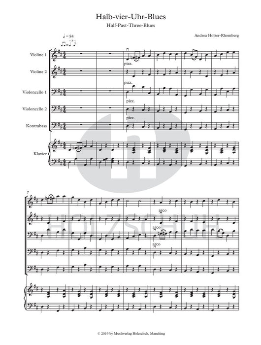 Half-Past-Three-Blues Fiedel-Max Streichorchester