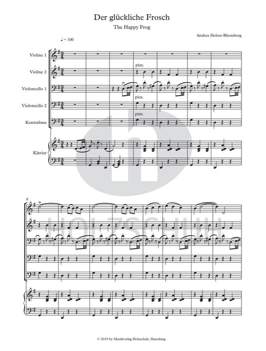 The Happy Frog Fiedel Max Streichorchester