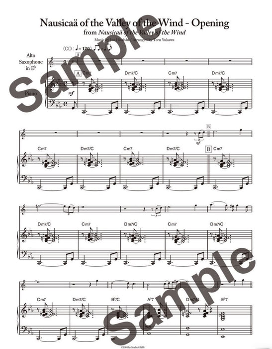 Ghibli Jazz for Alto Saxophone