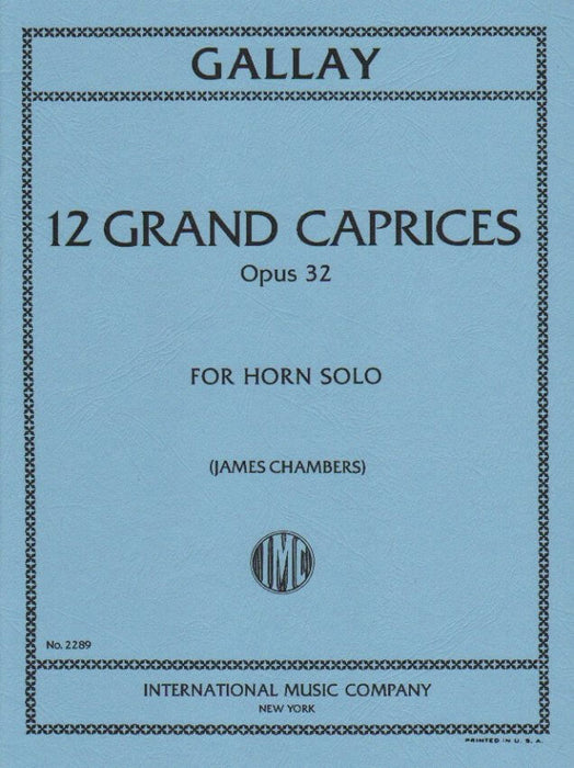 12 Grand Caprices, Opus 32 (CHAMBERS, James)