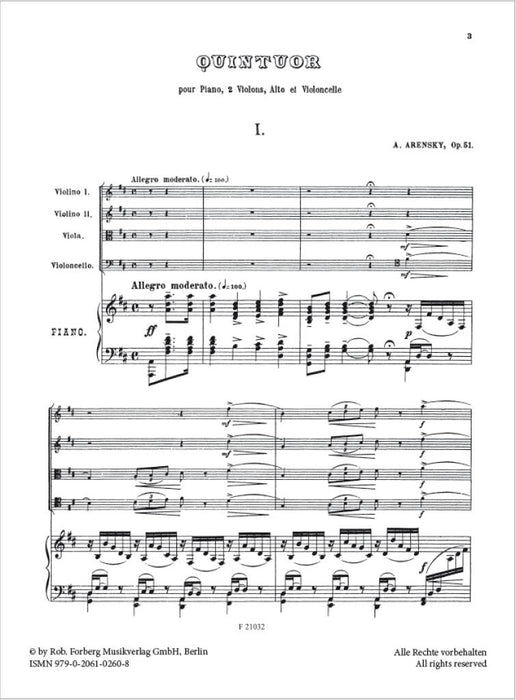 Piano Quintet Op. 51