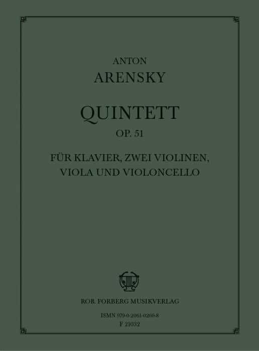 Piano Quintet Op. 51