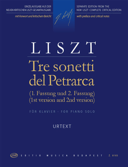 Liszt Ferenc: Tre sonetti del Petrarca