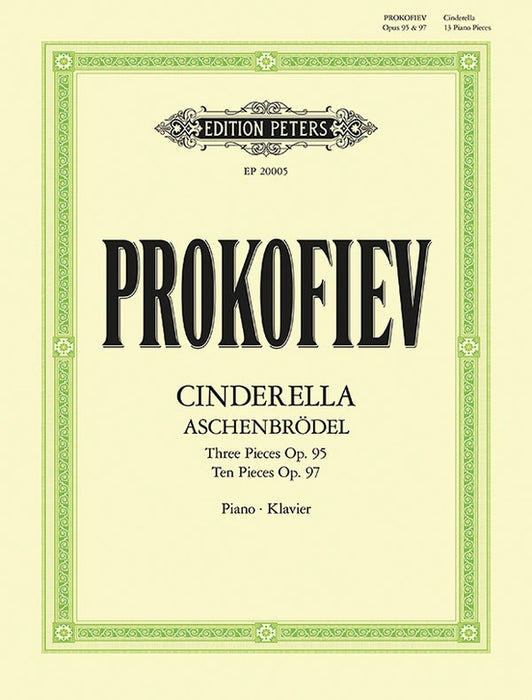 Cinderella: 13 Pieces for Piano Op. 95, Op. 97 (Aschenbrödel)