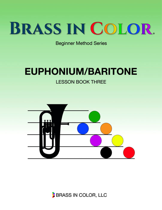 Brass in Color Euphonium/Baritone, Lesson Book 3 (English)