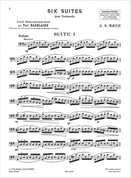 6 Suites Violoncelle