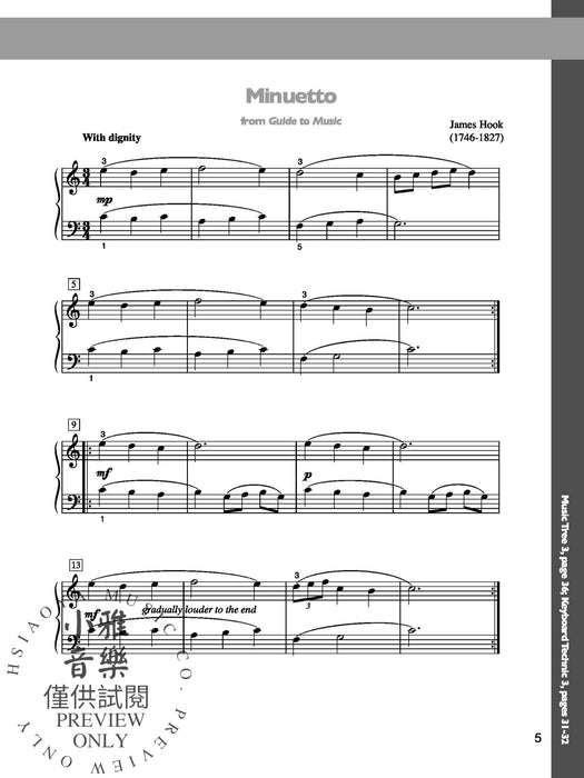 The Music Tree: Keyboard Literature, Part 3 Timeless Gems from 18th, 19th & 20th Centuries 鍵盤樂器 | 小雅音樂 Hsiaoya Music