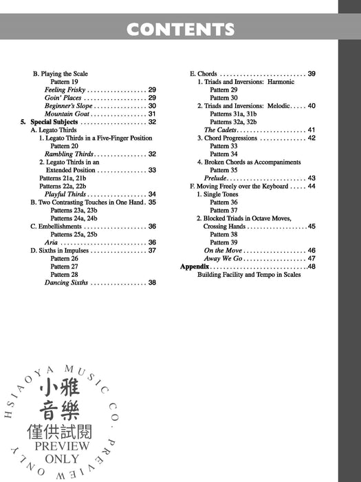 The Music Tree: Keyboard Technic, Part 4 鍵盤樂器 | 小雅音樂 Hsiaoya Music