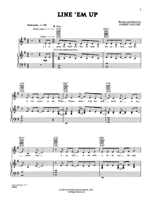 James Taylor: Hourglass | 小雅音樂 Hsiaoya Music