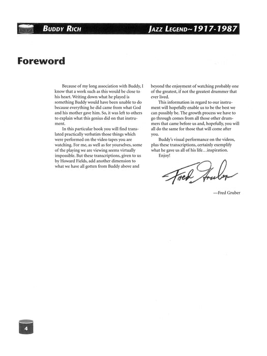 Buddy Rich: Jazz Legend (1917-1987) Transcriptions and Analysis of the World's Greatest Drummer 爵士音樂傳奇曲 | 小雅音樂 Hsiaoya Music