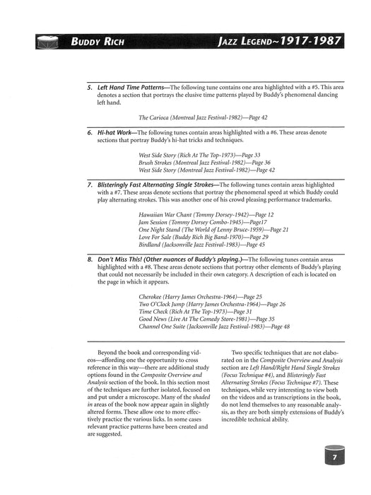 Buddy Rich: Jazz Legend (1917-1987) Transcriptions and Analysis of the World's Greatest Drummer 爵士音樂傳奇曲 | 小雅音樂 Hsiaoya Music