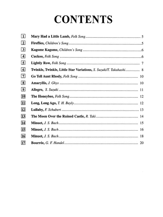 Suzuki Flute School Piano Acc., Volume 1 (Revised) 長笛 鋼琴 | 小雅音樂 Hsiaoya Music