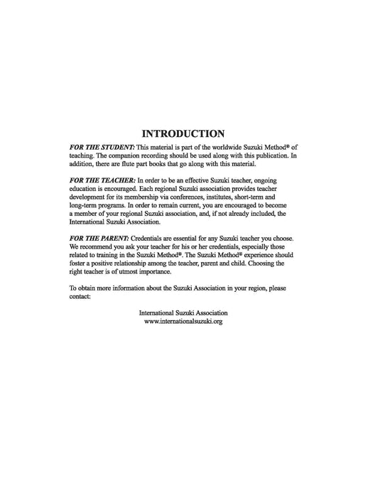 Suzuki Flute School Piano Acc., Volume 3 (Revised) 長笛 鋼琴 | 小雅音樂 Hsiaoya Music