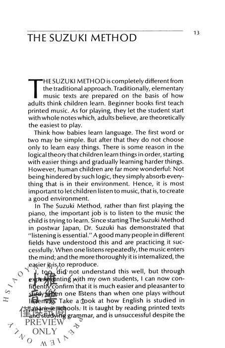 Thoughts on the Suzuki Piano School 鋼琴 | 小雅音樂 Hsiaoya Music