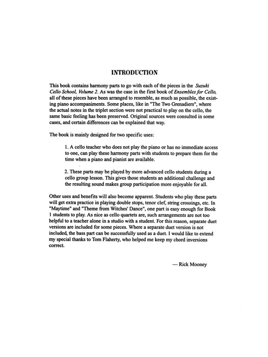 Ensembles for Cello, Volume 2 大提琴 | 小雅音樂 Hsiaoya Music