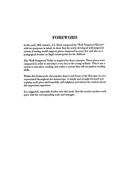 The Well-Tempered Violin 平均律小提琴 | 小雅音樂 Hsiaoya Music