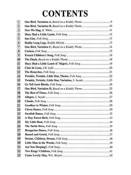 Suzuki Recorder School (Alto Recorder) Accompaniment, Volume 1 中音 伴奏 | 小雅音樂 Hsiaoya Music