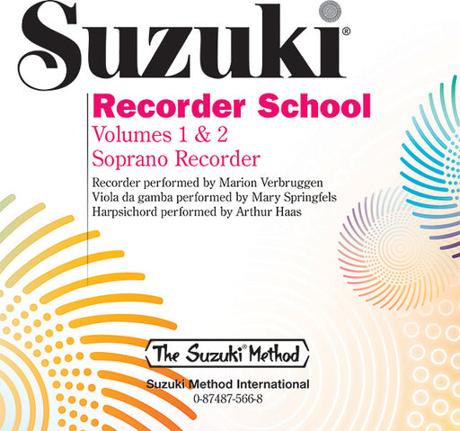 Suzuki Recorder School (Soprano Recorder) CD, Volume 1 & 2 | 小雅音樂 Hsiaoya Music