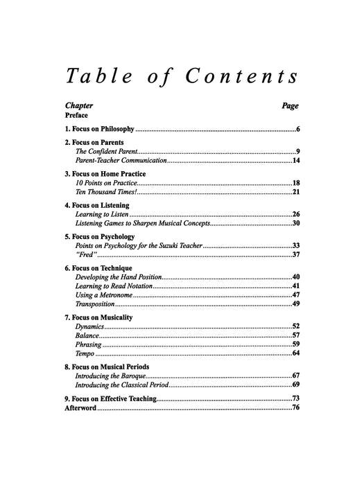 Focus on Suzuki® Piano Creative and Effective Ideas for Teachers and Parents 鋼琴 | 小雅音樂 Hsiaoya Music