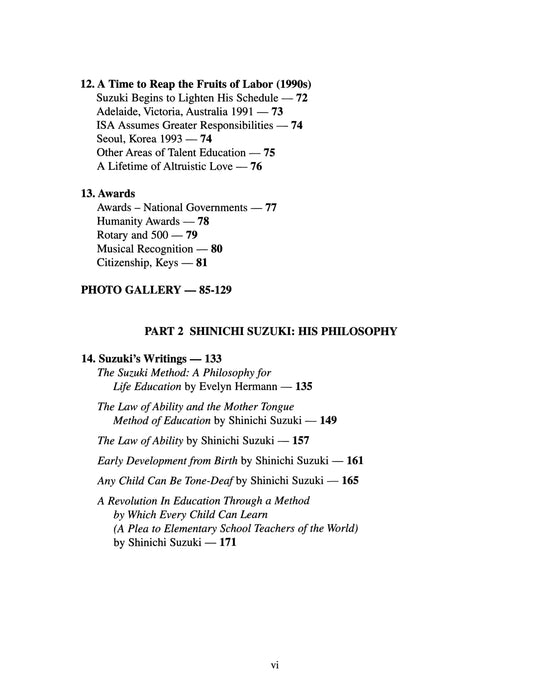 Shinichi Suzuki: The Man and His Philosophy (Revised) | 小雅音樂 Hsiaoya Music