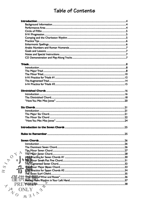 The Jazz Pianist Left-Hand Voicings and Chord Theory 爵士音樂 和弦 | 小雅音樂 Hsiaoya Music