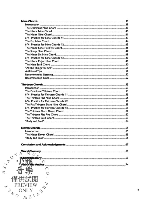 The Jazz Pianist Left-Hand Voicings and Chord Theory 爵士音樂 和弦 | 小雅音樂 Hsiaoya Music