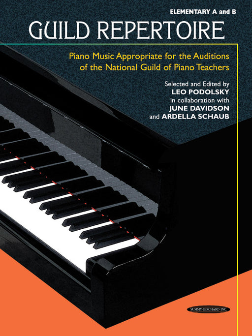 Guild Repertoire: Piano Music Appropriate for the Auditions of the National Guild of Piano Teachers, Elementary A & B 鋼琴 | 小雅音樂 Hsiaoya Music